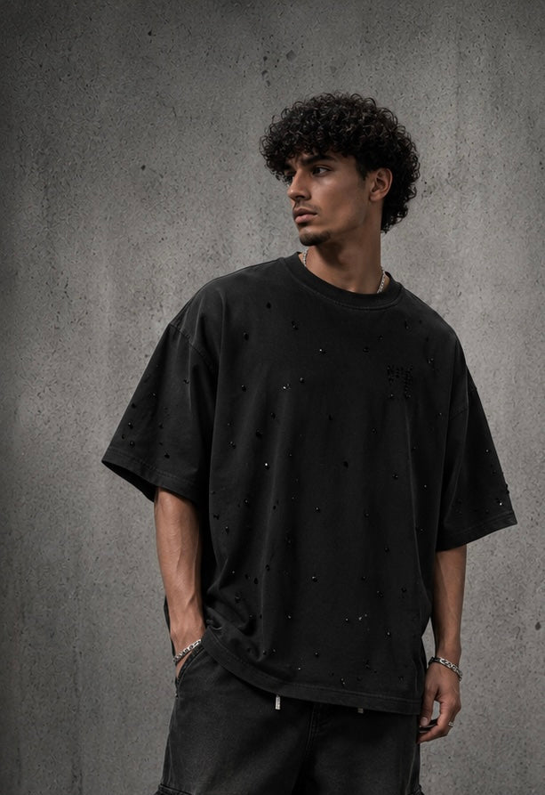 Obsidian KTO Scatter Oversized Shirt