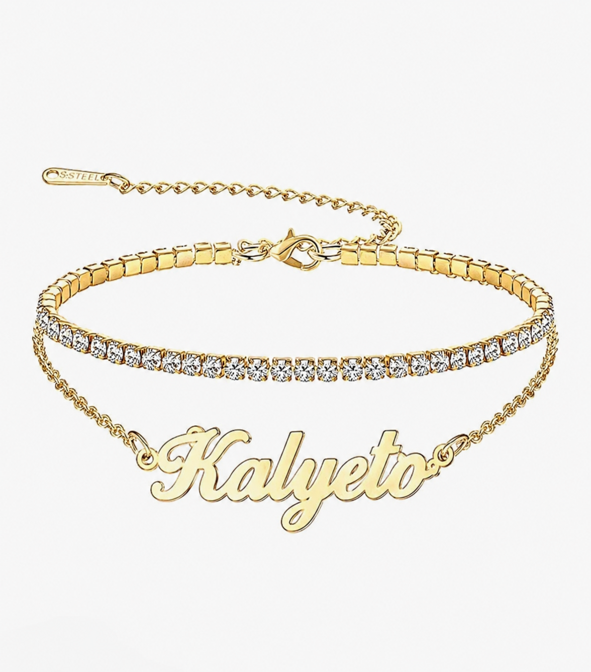 Women’s 18K Gold Plated Adjustable Ankle Bracelet