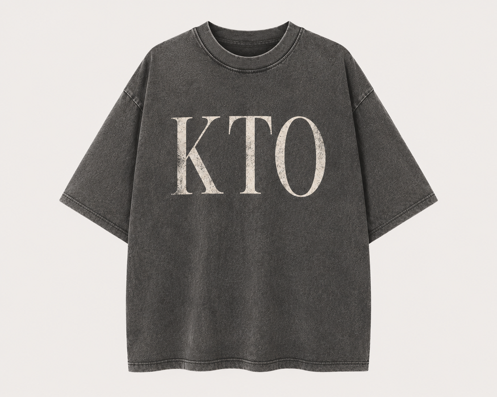 KTO Legacy Oversized Washed Shirt