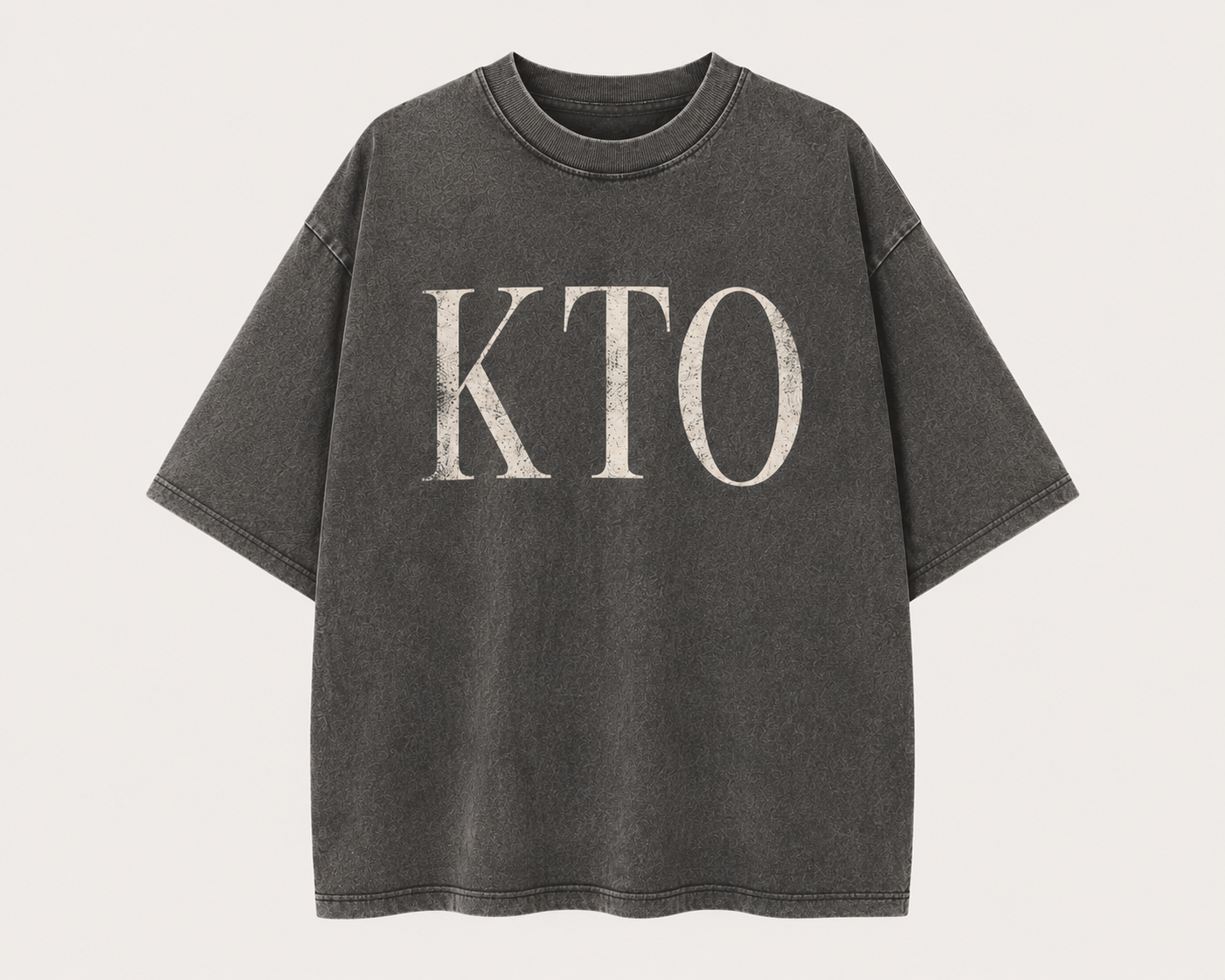 KTO Legacy Oversized Washed Shirt